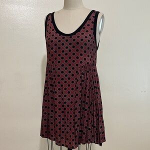 Free People Black and Red Mini Dress